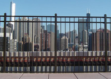 sun deck fence